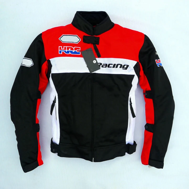 

Summer Motorsport Mesh Jackets Street Moto Riding Motorcycle Mountain Bicycle Jacket For Honda HRC Racing Motorbike Mens