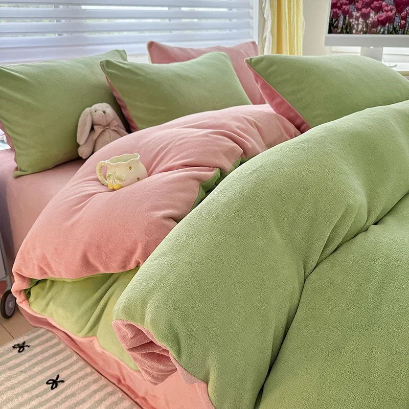 Зимний класс А экологически чистый комплект двойного постельного белья для