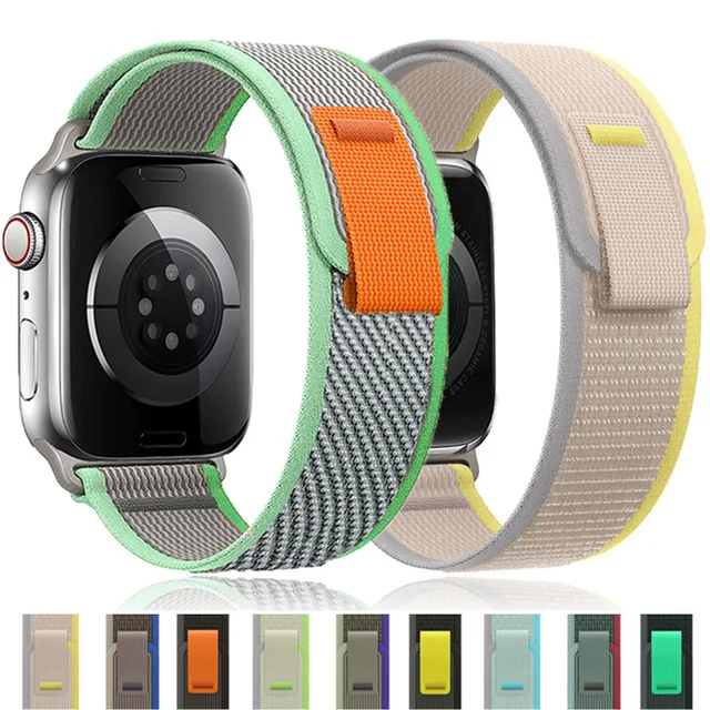 Trail loop Band for Apple watch strap Ultra 8 7 6 49mm 45mm 41mm 44mm 40mm 42mm 38mm 40 44 45 mm bracelet iWatch series 5 4 3 se 1