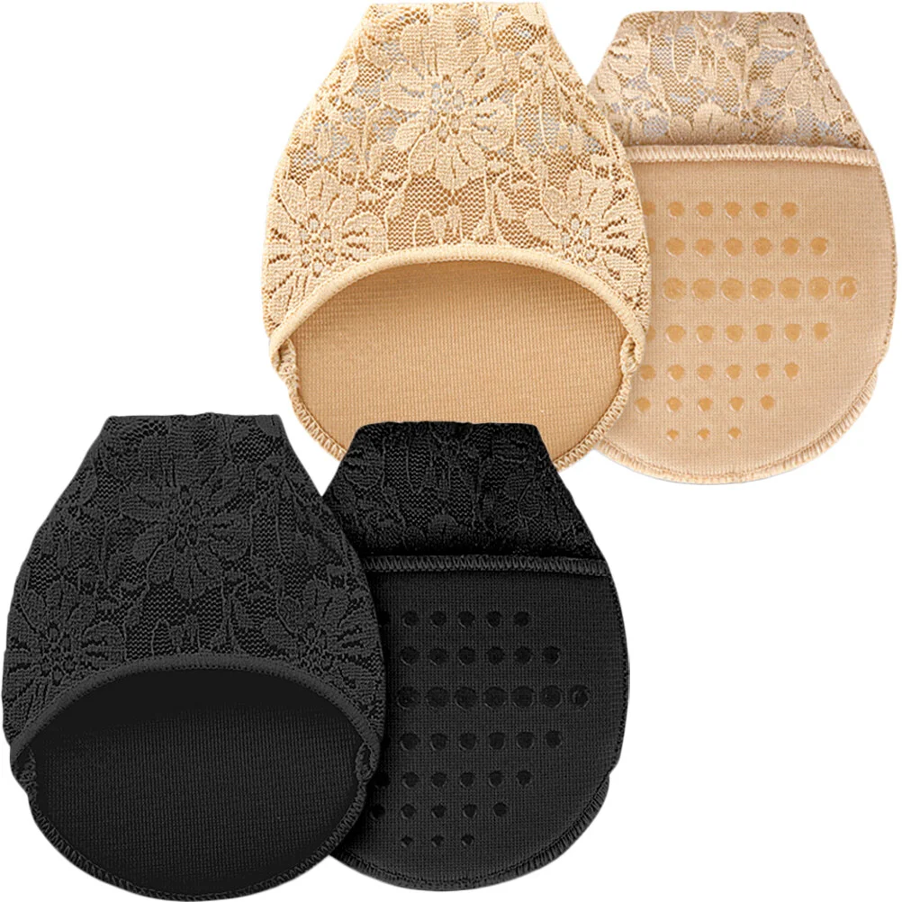 Liner Wear-resistant Half Socks Anti-slip Invisible Heelless Forefoot High