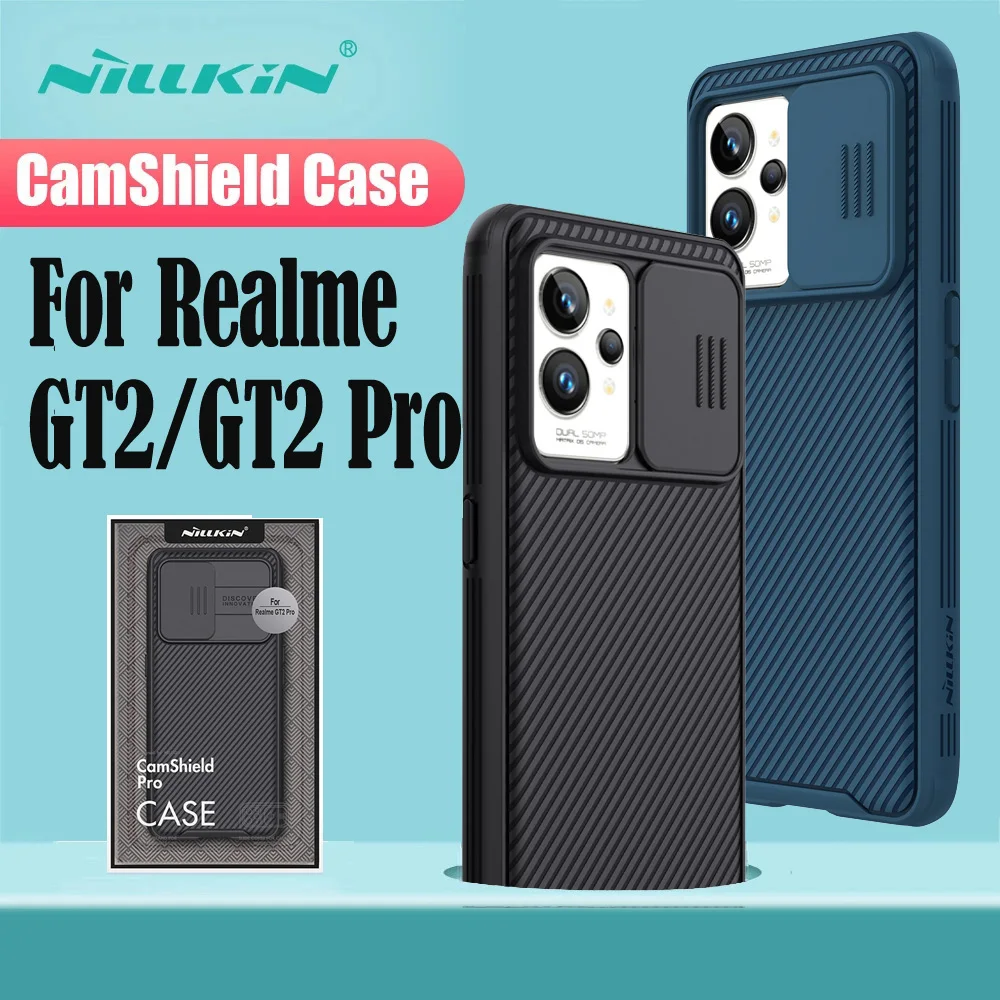 

For OPPO Realme GT2 Pro Case NILLKIN CamShield Pro Case Slide Camera Lens Privacy Protection Phone Back Cover For Realme GT 2