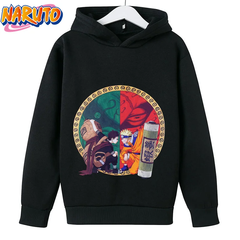 

Naruto Kids Cartoon Hoodies Naturo Sweatshirt Long Sleeve Children Clothes Boys Girls Cool Tops 4-14 Years Kids Streetwear