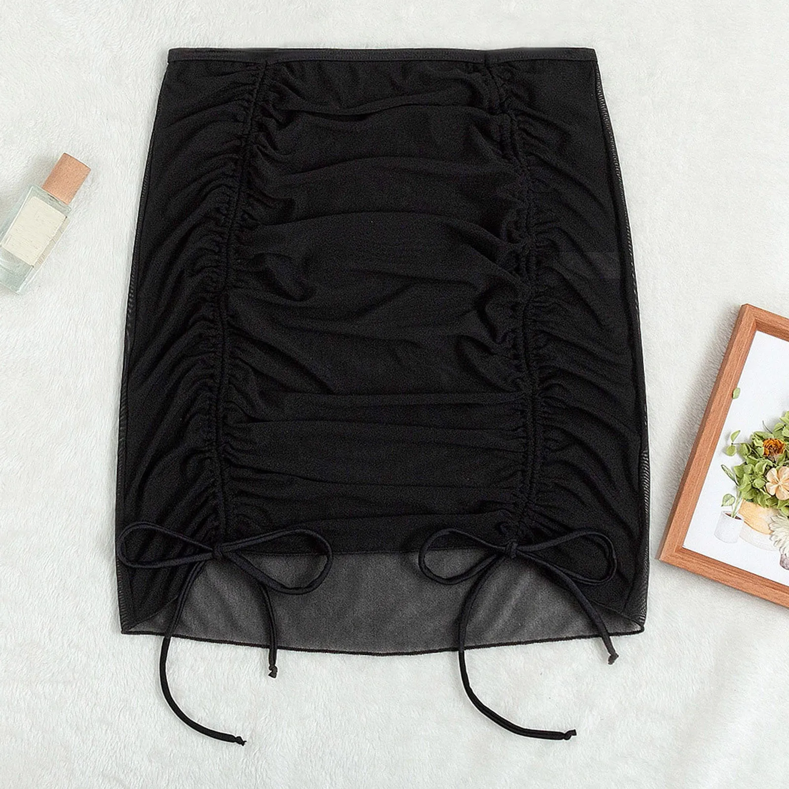 

Bikini Tops for Teen Girls Push up Women Ruffle Trim Sheer Beach Skirt Cover Up Skirt Juniors Swimsuits Two Piece with Shorts