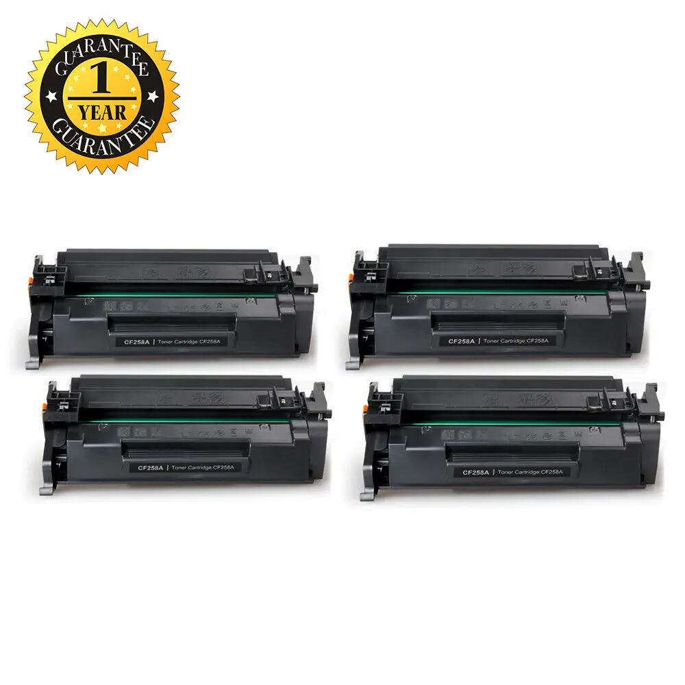 

4PK CF258A 258A черный тонер для HP LaserJet Pro M404dw MFP M428dw D1170