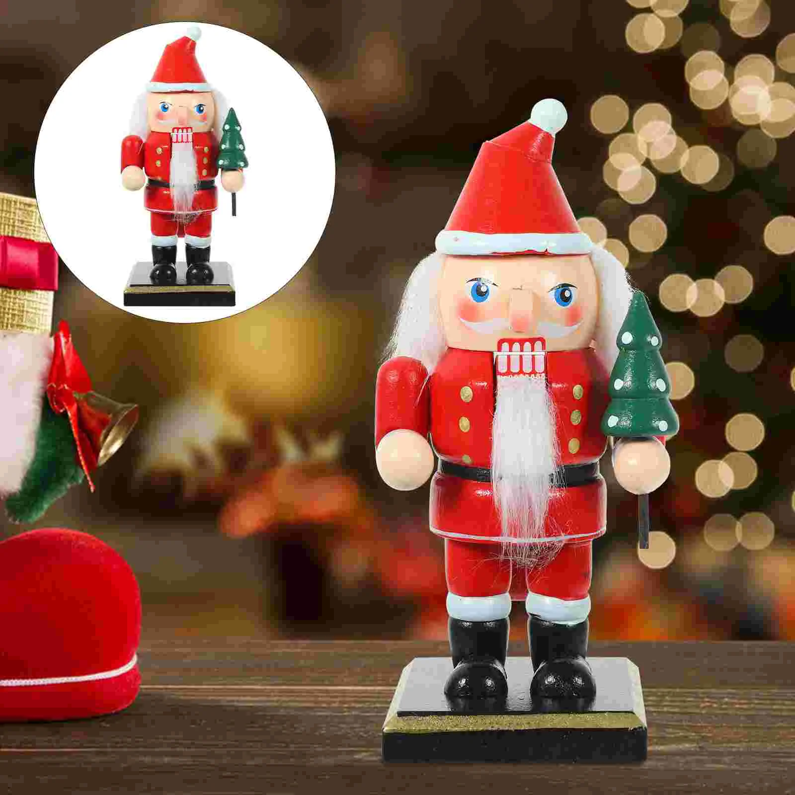 

Christmas Nutcracker Decoration Xmas Santa Claus Nutcrackers Party Favor Puppet