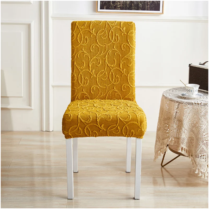 

Dirty-proof Comfortable High Elastic Modern Household Living Room Hotel Restaurant Chair Cover Jacquard Chair Cover