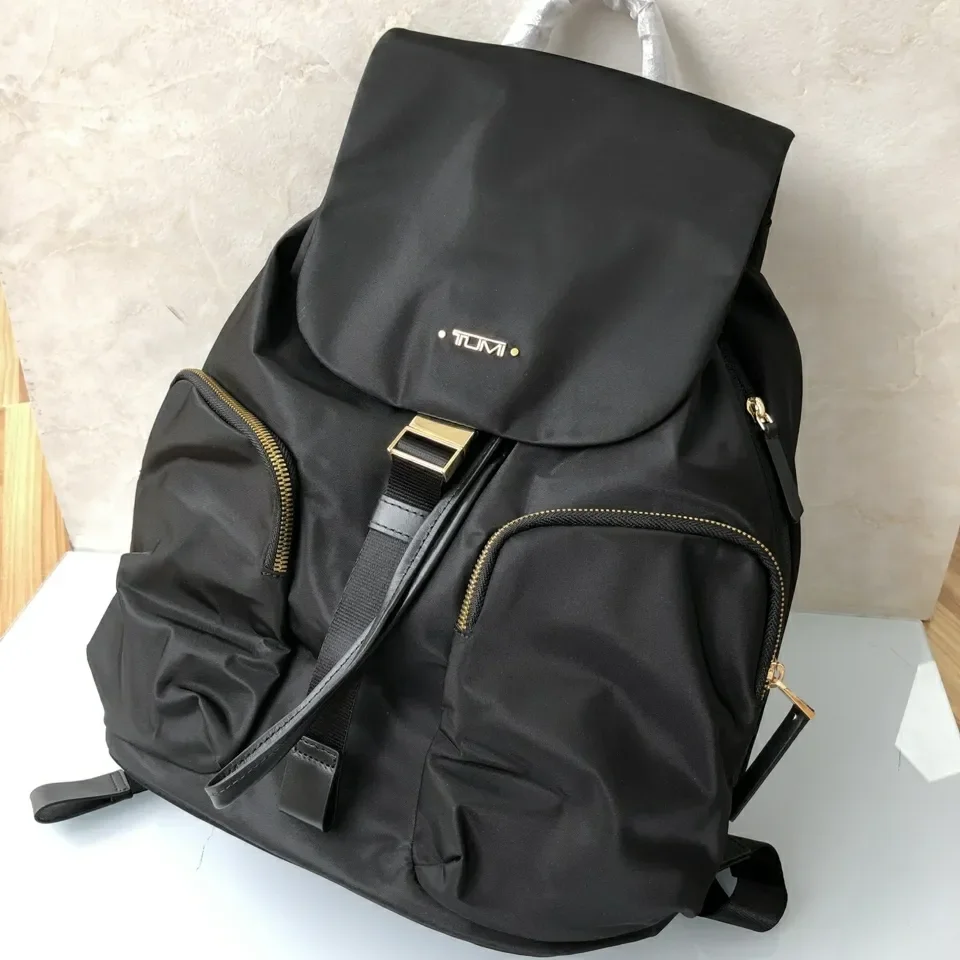 

Tumi Voyageur Series Women's Backpack Fashion Drawstring Commuter Travel Travel Nylon School Bag Designer Computer Backpack