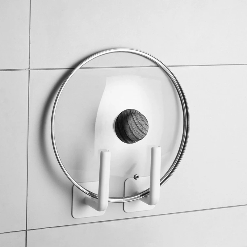 

2Pcs L-Shape Punch-Free Hook Wall Mounted Cloth Hanger for Coats Hats Towels Clothes Kitchen Rack Roll Bathroom Holder