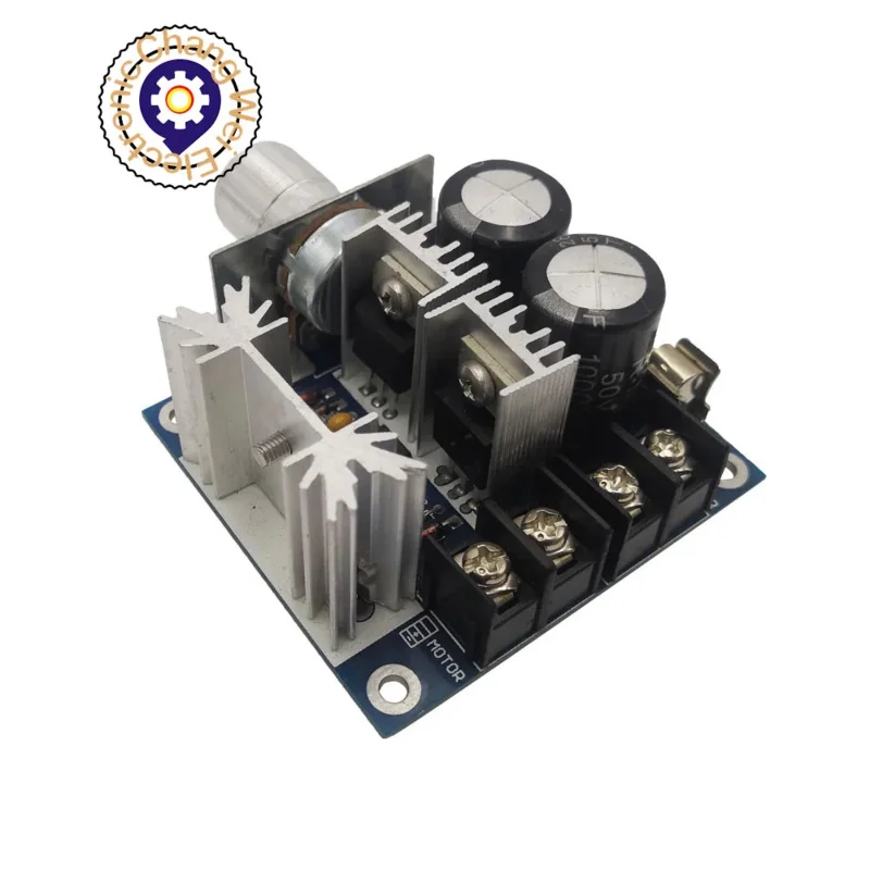 ШИМ-регулятор скорости двигателя постоянного тока с комплектом ручек 10 В-40 В