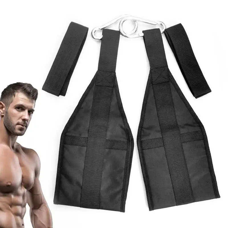 

Ab тянущиеся ремни, прочные и мягкие ремни со стальными карабинами для вытягивания бара, оборудование для упражнений для игровой площадки компании