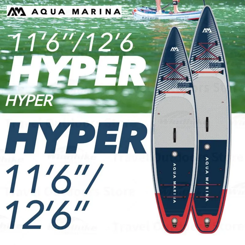 AQUA MARINA Surf Board Hyper 350cm Inflatable Stand-Up Surfing Board Water Sports SUP Inflatable Board Longboard with Pump