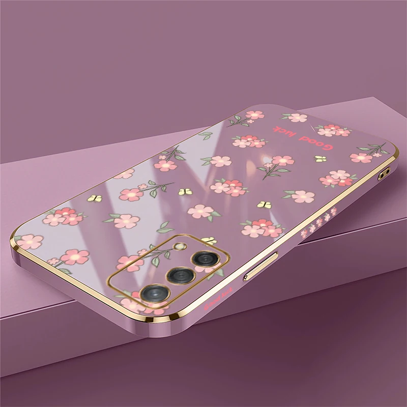 Силиконовый чехол с цветочным узором для OPPO A92 A91 A83 A77 A77S A76 A75 A79 A96 A94 A95 A93 2020