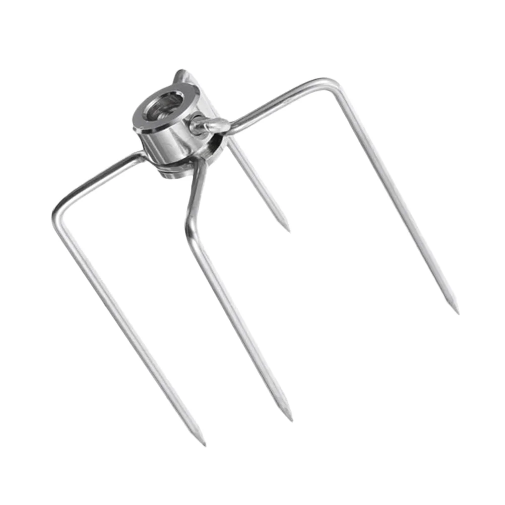 

Rotisserie Forks Meat Fork Grill Spit Rod Roast Chicken Barbecue Kit Bbq Grilling Accessories Tool Replacements Rods Hexagon