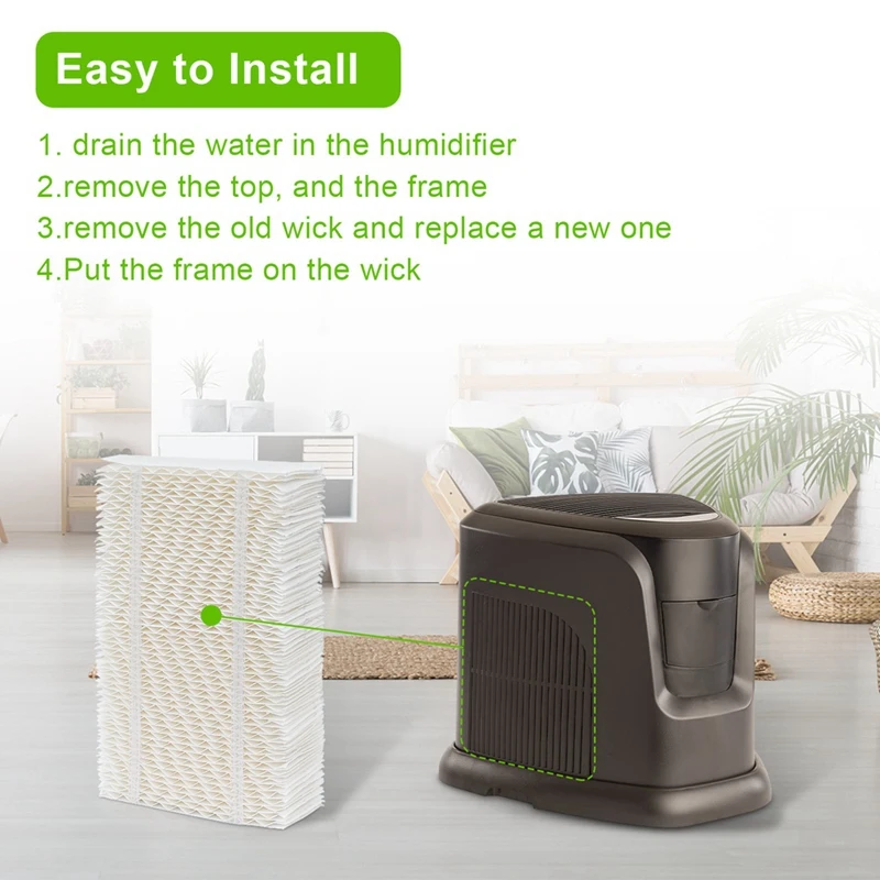 Сменный впитывающий фильтр увлажнителя для Essick Air HDC311 EA1201 EA1208 3 шт.