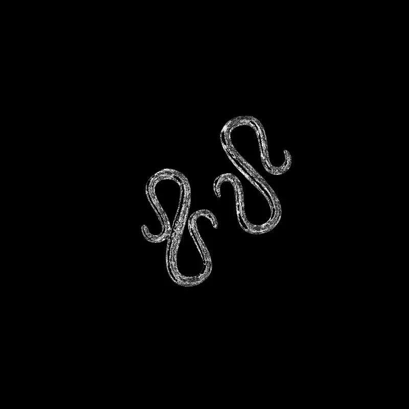 Ожерелье из стерлингового серебра 925 пробы в стиле ретро с пряжкой S