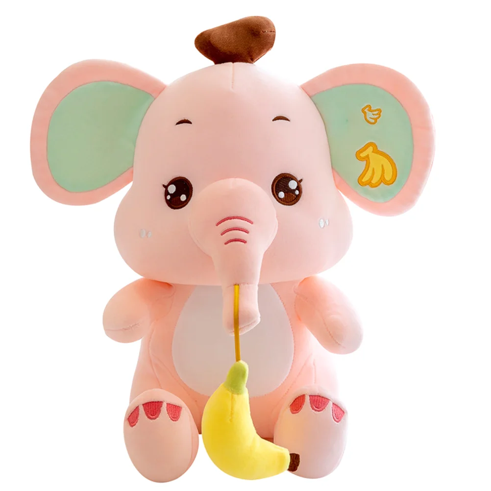 

Toy Elephant Stuffedanimal Pillow Plush Throw Animals Cartoonhuggable Gifts Kids Fluffydecor Kawaii Cuddly Bedtime Hugging Room