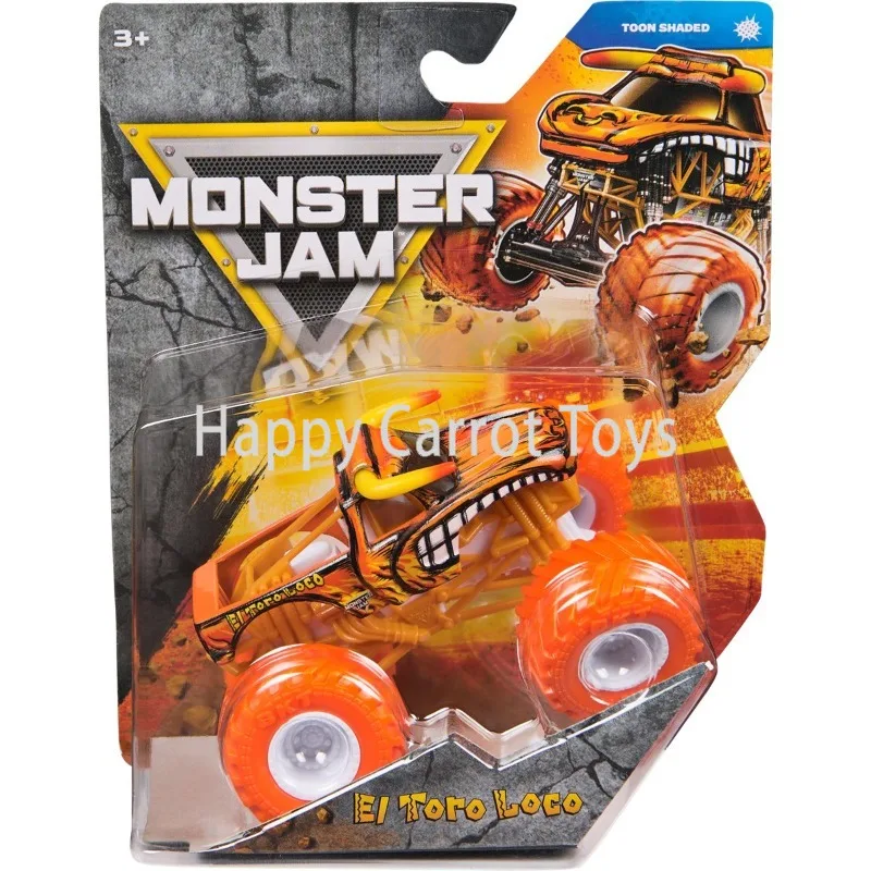 Фото Оригинальные модели Monster Jam 1:64: Monster Truck Series 46 Grave Digger, Megalodon, El Toro Loco, JCB, DIGatron. Коллекционные машинки из сплава, подарки, игрушки. №5