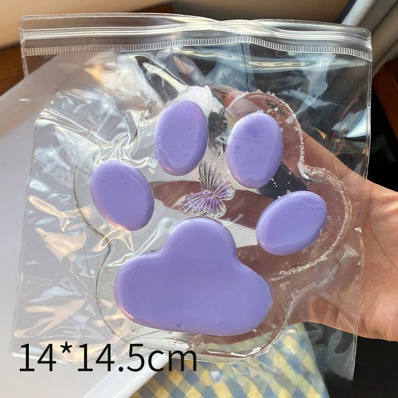 Супер большая желейная мягкая кошачья лапа снятие стресса декомпрессионная