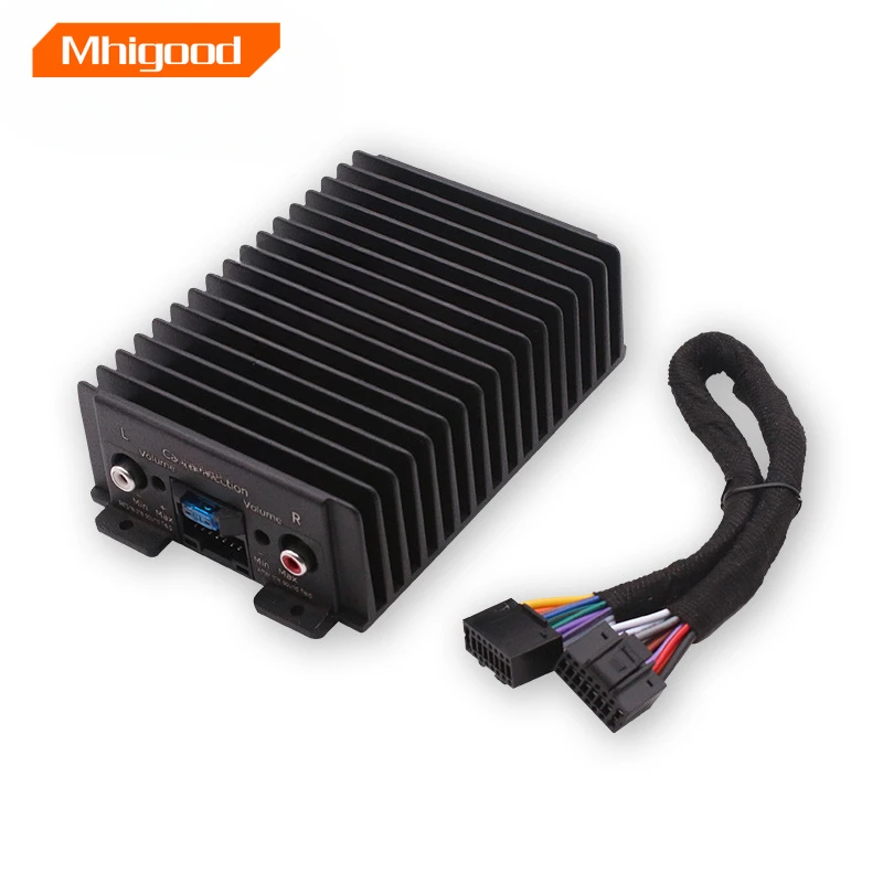 Podofo HIFI Профессиональный усилитель DSP RY-125AB Аудио Стерео 4*80 Вт Высококачественная