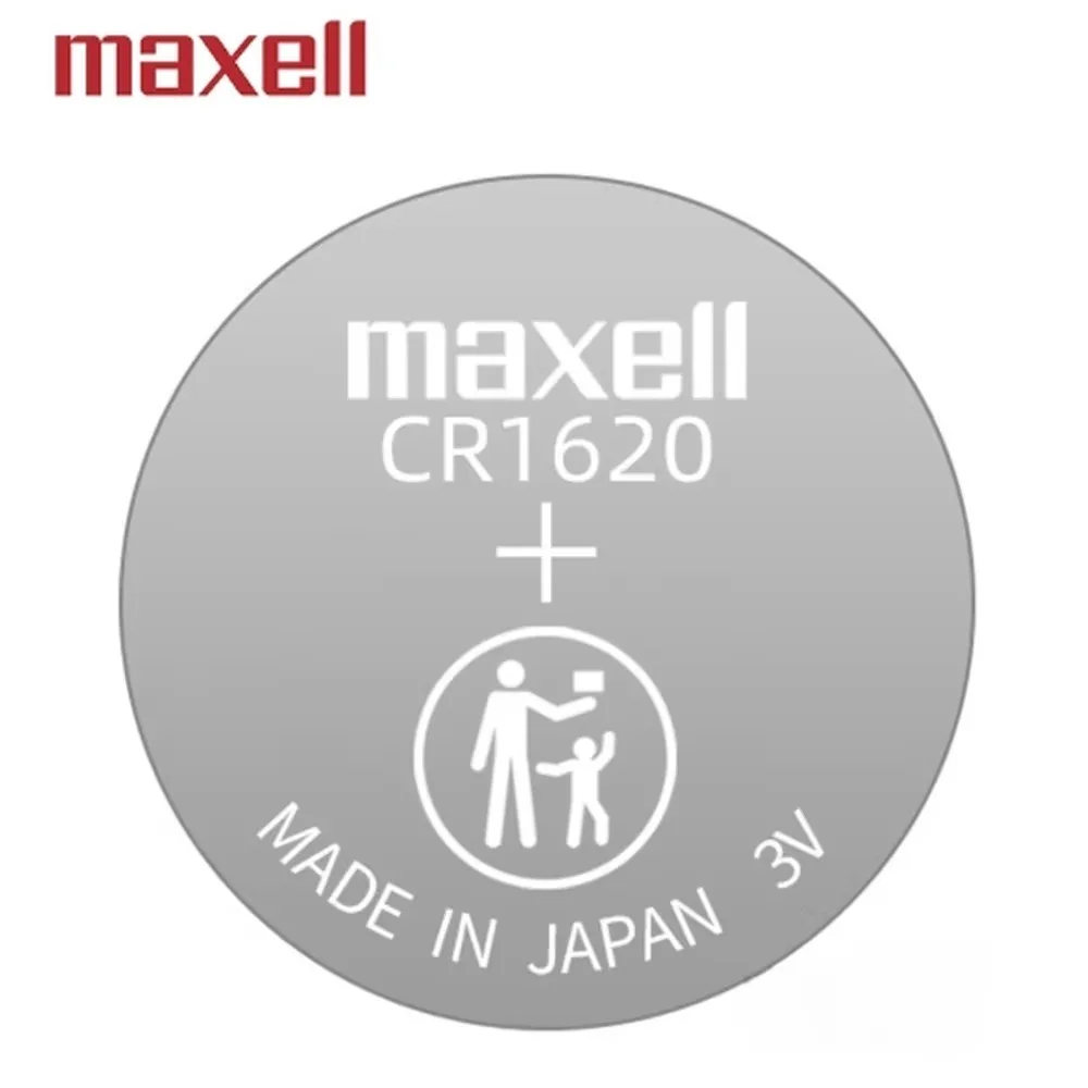 Фото 10 шт. оригинальная литиевая батарея MaxeII CR1620 3 В ECR1620 CR 1620 для часов управления, материнская плата, весы, кнопка, монетные элементы №3