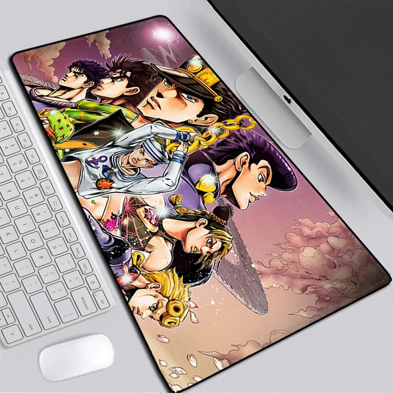 

Компьютерный коврик для мыши JoJo's невероятные приключения, Xxl, расширенный Настольный коврик, игровой коврик для мыши, настольные скоростные коврики