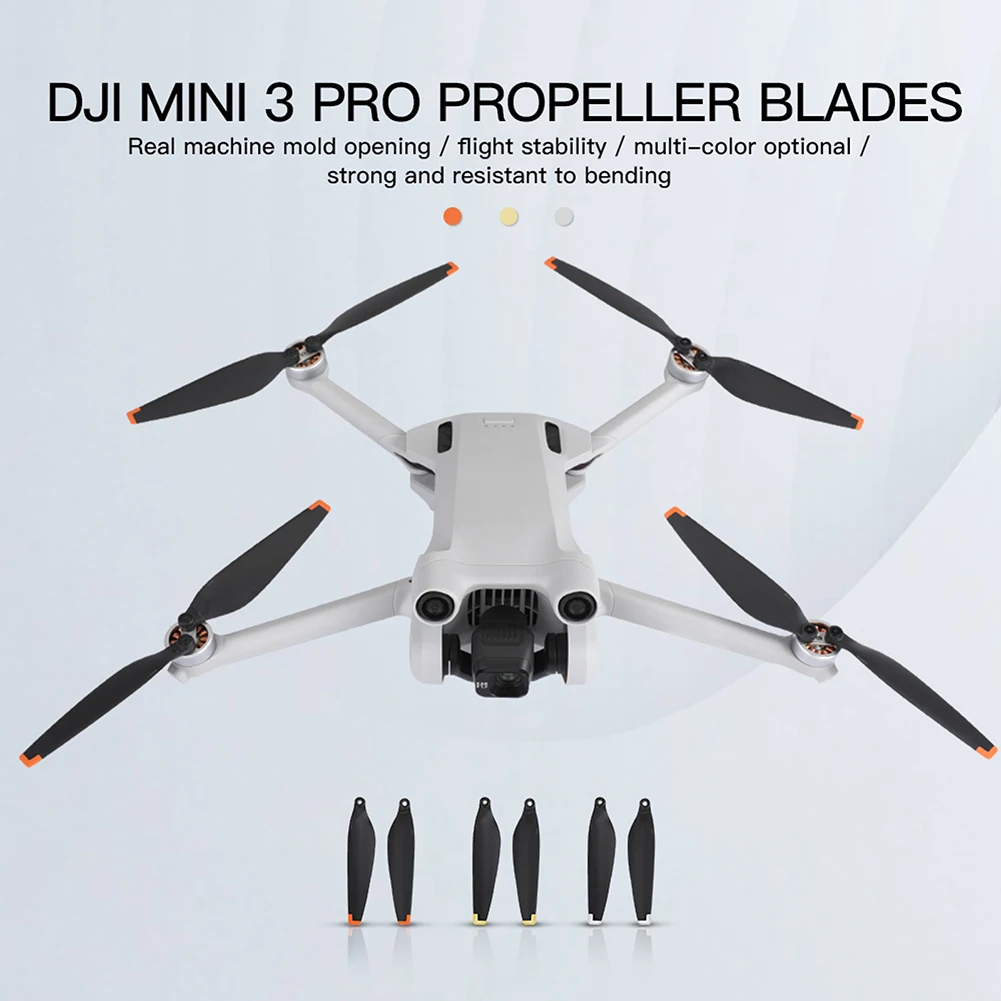 Лопасть Винта дрона для DJI Mini 3 Pro реквизит лезвие легкие вентиляторы крыла