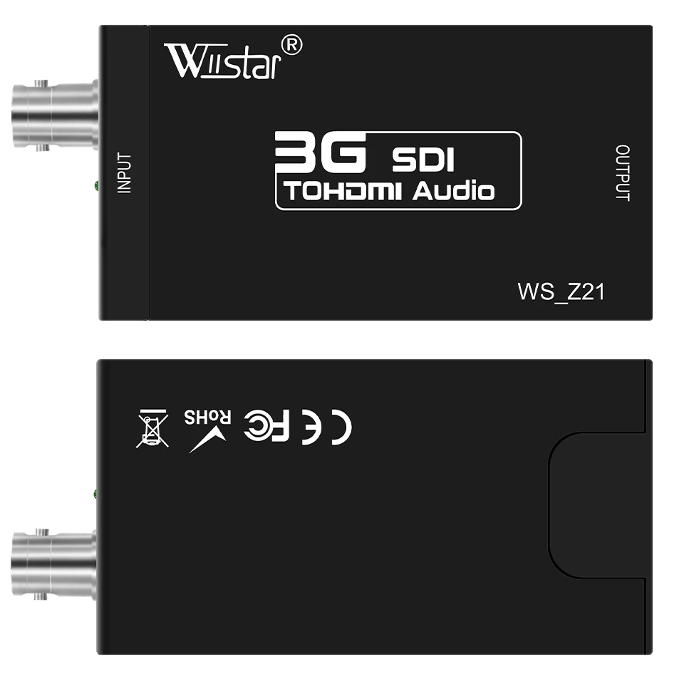 

Wiistar New Arrival SDI to HDMI Audio Video Converter BNC to HDMI Adapter HD 3G for Monitor HDTV