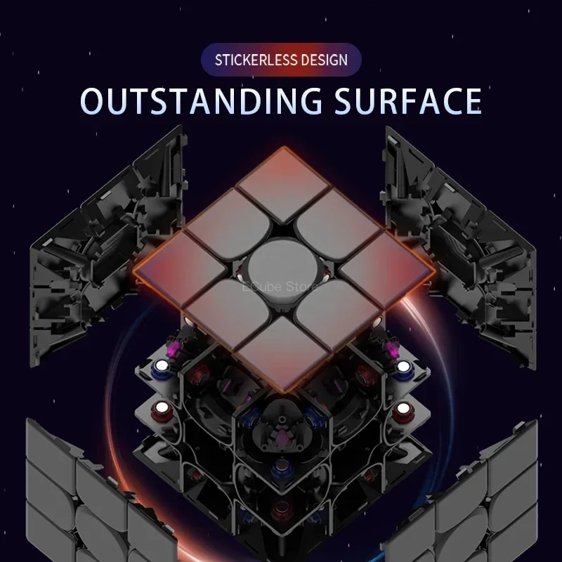 ECube DianSheng MScube MS3R 3x3x3 Магнитный Скоростной Куб 2023