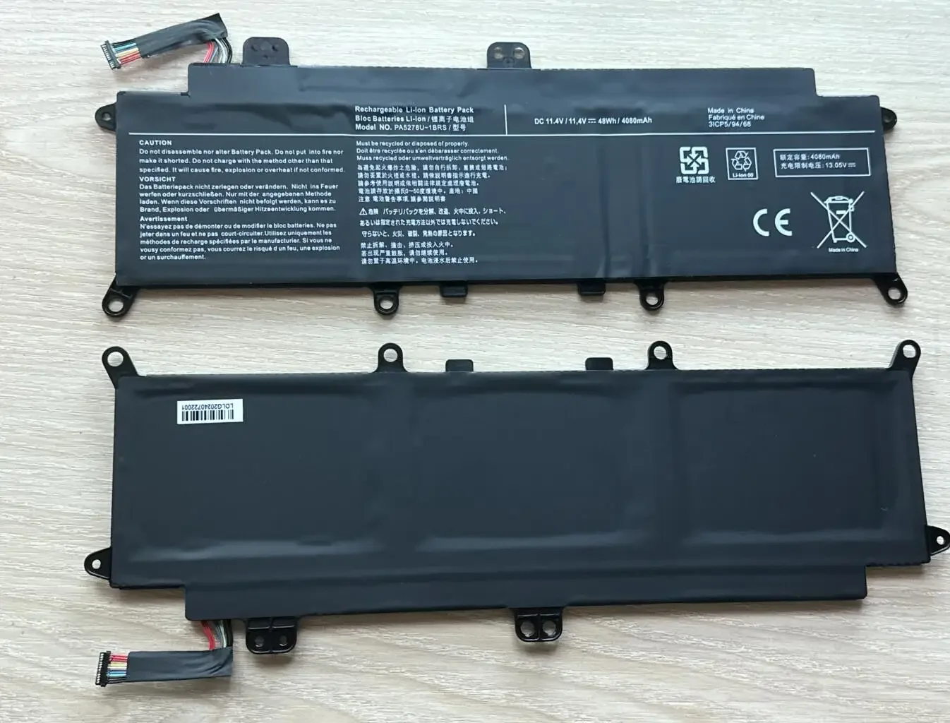 PA5278U-1BRS Аккумулятор для ноутбука Toshiba Tecra X40-D-145 Portege X30-D-11U X40 X30-D X30-D-123-D PA5278 PA5278U 11 4 В 48