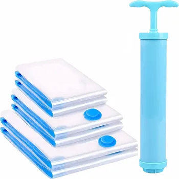 Large vacuum bag home organizer quilt clothes vacuum storage bag waterproof compression travel space-saving airbags 2