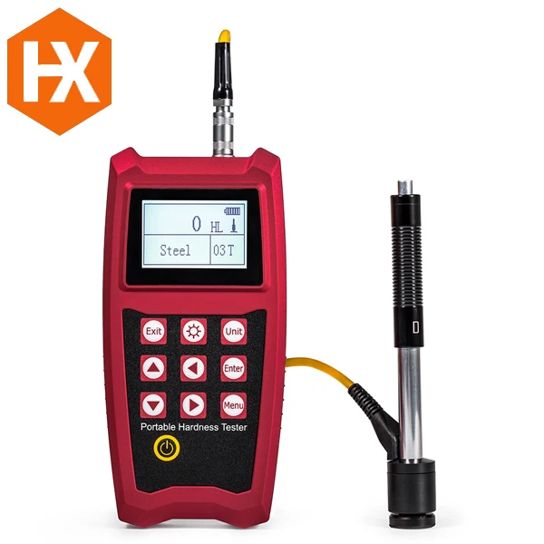 

Industrial NDT Weld Testing HXHT-910 High Precision Portable Leeb Hardness Tester Automatically Identify 7 Types Impact Devices