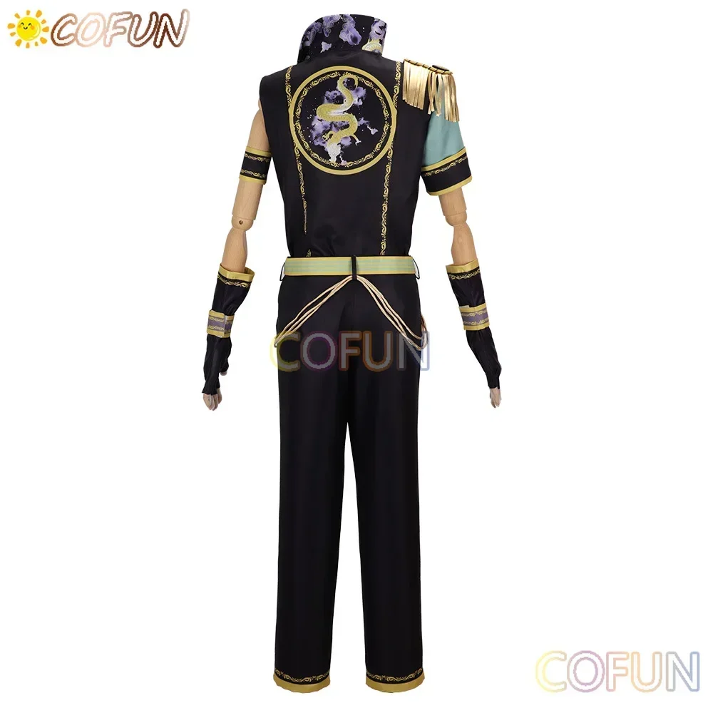 Фото COFUN [по индивидуальному заказу] игра IDOLiSH7 Zool Inumaru Toma косплей костюм наряды на Хэллоуин для женщин и мужчин черный, белый цвет парный костюм №3