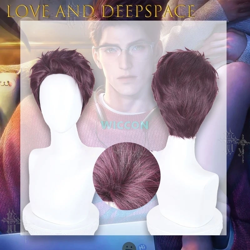 Парик для косплея Love And Deepspace Valko, полный комплект, пушистый, имитирующий волосы на коже головы, для Comic Con, Хэллоуина, из термостойкого волокна (art.: 3920dbf3da146) - 3920dbf3da146