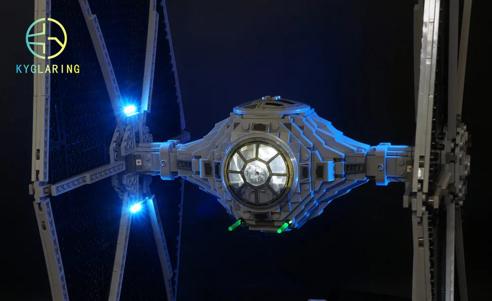 Kyglaring светодиодный светильник для lego 75095 UCS TIE Fighter строительные блоки кирпичи