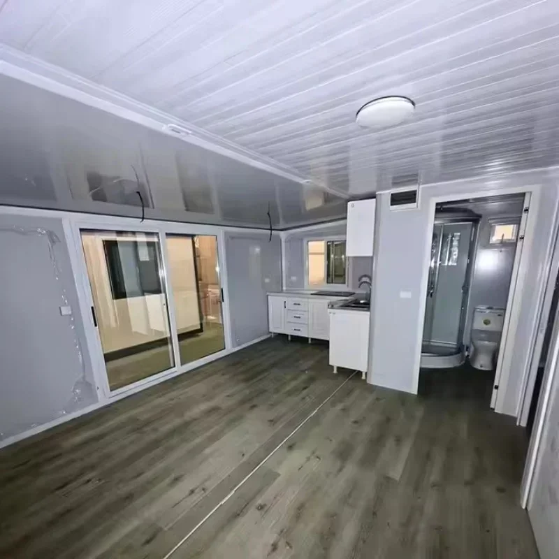 YG 3-в-1 Съемный контейнерный дом Эффективная сэндвич-панель Стальной фермерский