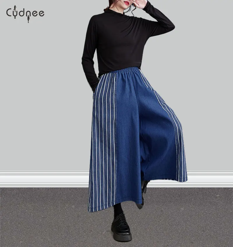 Женские брюки с широкими штанинами деловое женское платье бриджи палаццо