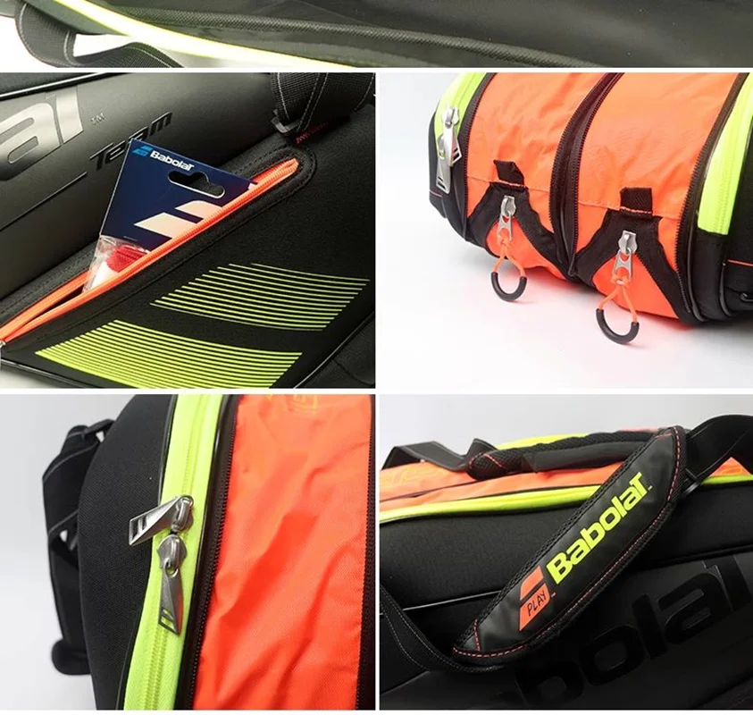 2024 Новый теннисный рюкзак Babolat 4-10R Team Series сумка для теннисных ракеток мужчин и