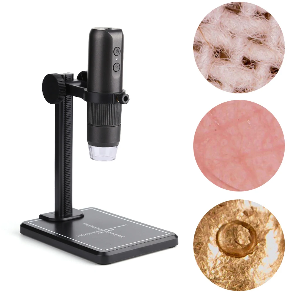 

1000X Professional Digital Microscope Camera HD WIFI USB Portable Electronic Endoscope for Cell Phone PC Soldering LED Magnifier