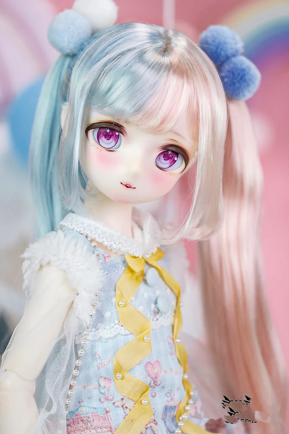 Новая игрушка из смолы премиум-класса кукла BJD/SD 1/4-точечная для девочек два юаня