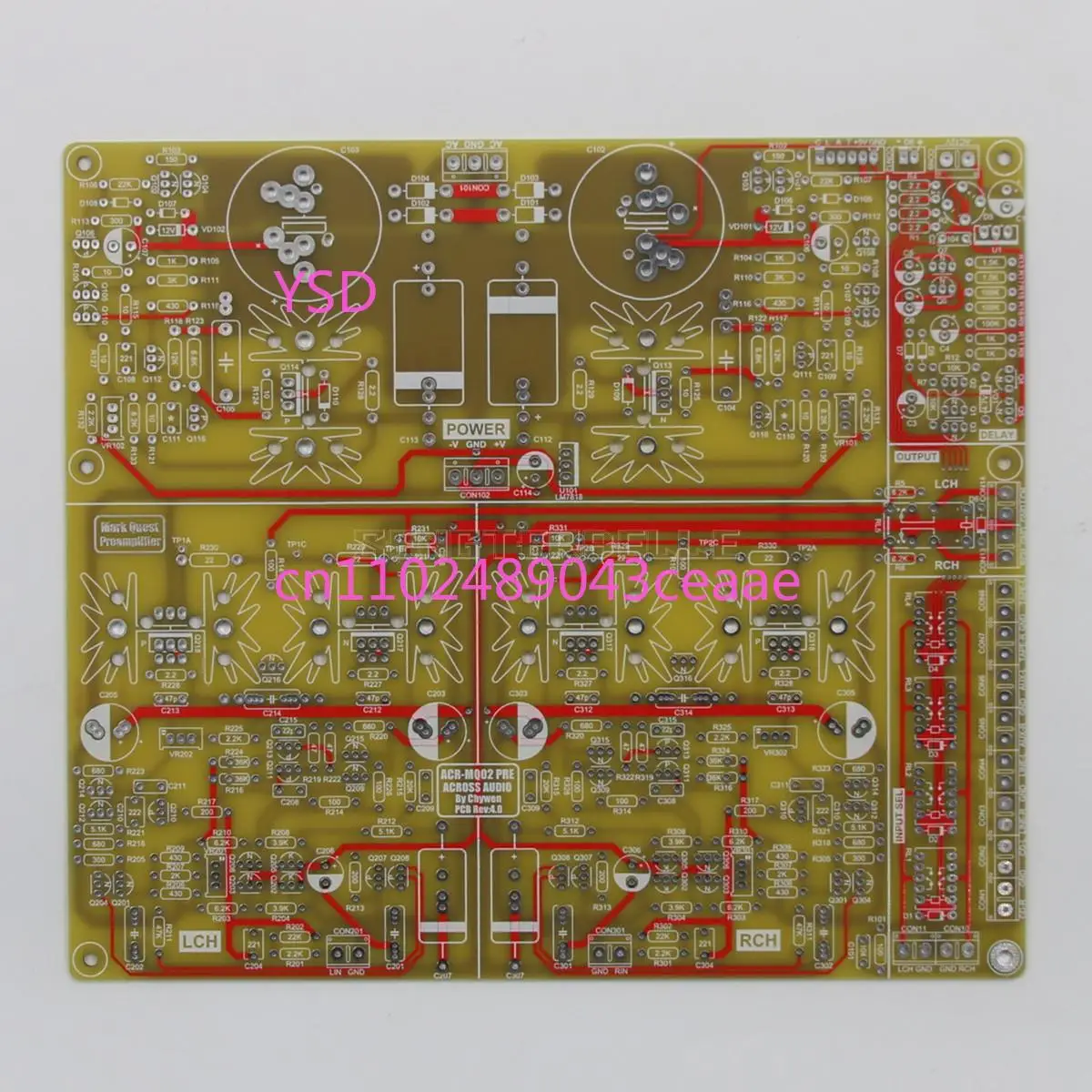 Плата HiFi JC2 FET класса A, печатная плата ACR-MQ02 PRE, аналог схемы предусилителя JC-2 (art.: 3920d4e57111f) - 3920d4e57111f