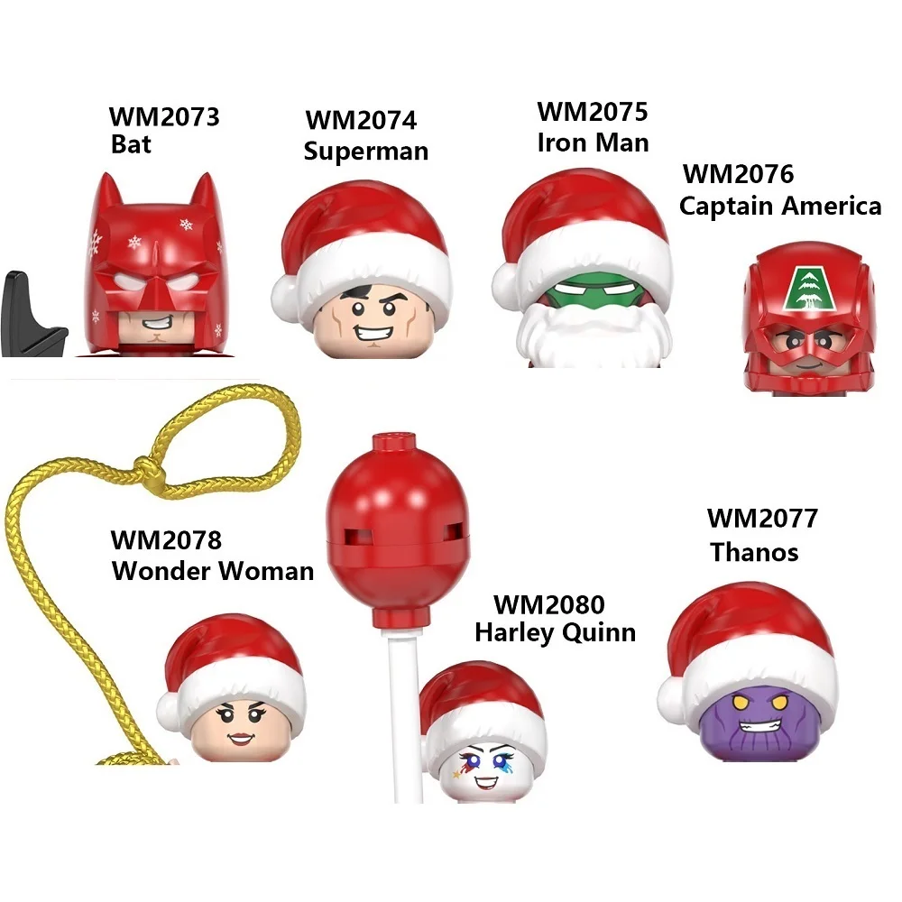 2020 Рождественская версия Железный человек чудо-женщина танос Харли Квинн