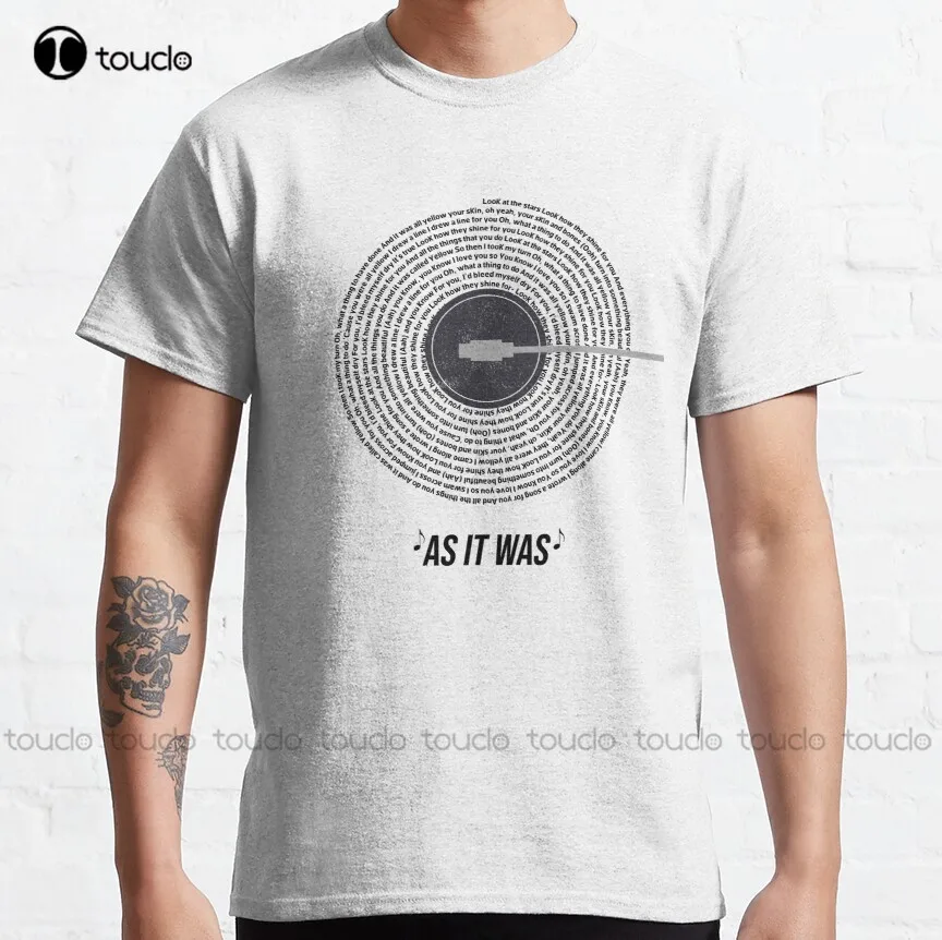 

Baby, As It Was Lyrics Classic T-Shirt Harry'S House Mens Big And Tall Women Oversized Tshirtshirts Breathable Cotton Xs-5Xl New