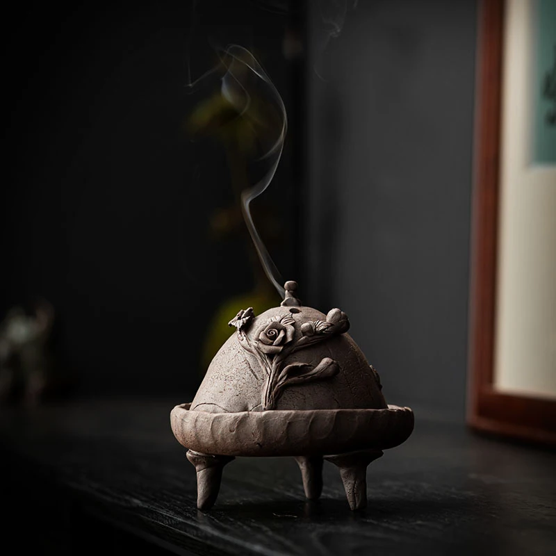 

Luxury Aesthetic Incense Burners Waterfall Holder Fountain Ramadan Incense Holder 2022 Air Freshen Porta Incienso Home Decor