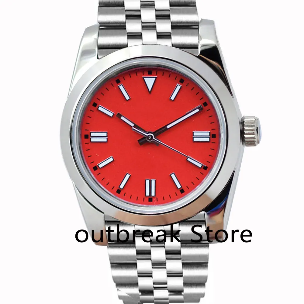 

Часы наручные NH35 мужские стерильные, автоматические механические светящиеся водонепроницаемые с сапфировым стеклом, 36 мм/40 мм