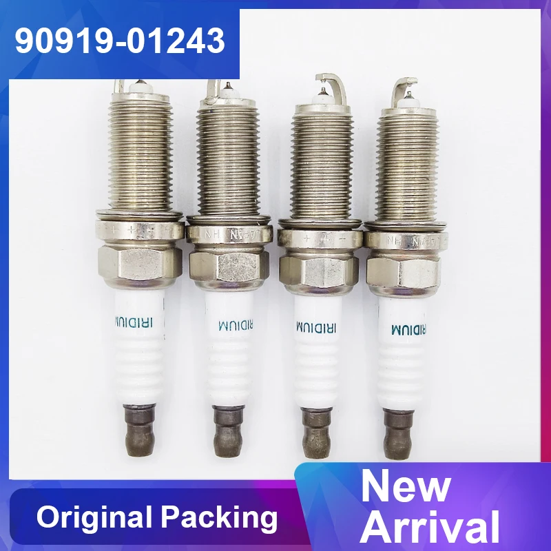 

4 шт. 90919-01243 FK16HR-11 Иридиевые свечи зажигания для Toyota Auris, Premio, Ractis, Urban Cruiser 1.5L 1NZ-FE, Allion 2005-2016