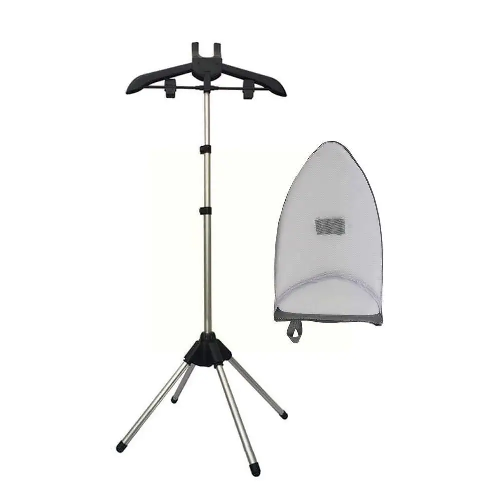 

1.6m Durable Quadripod Design Clothes Hanger Stand Alloy Steam Frame Daily With Anti Use Aluminium Bathroom Dorm Glove Iron Z5B9