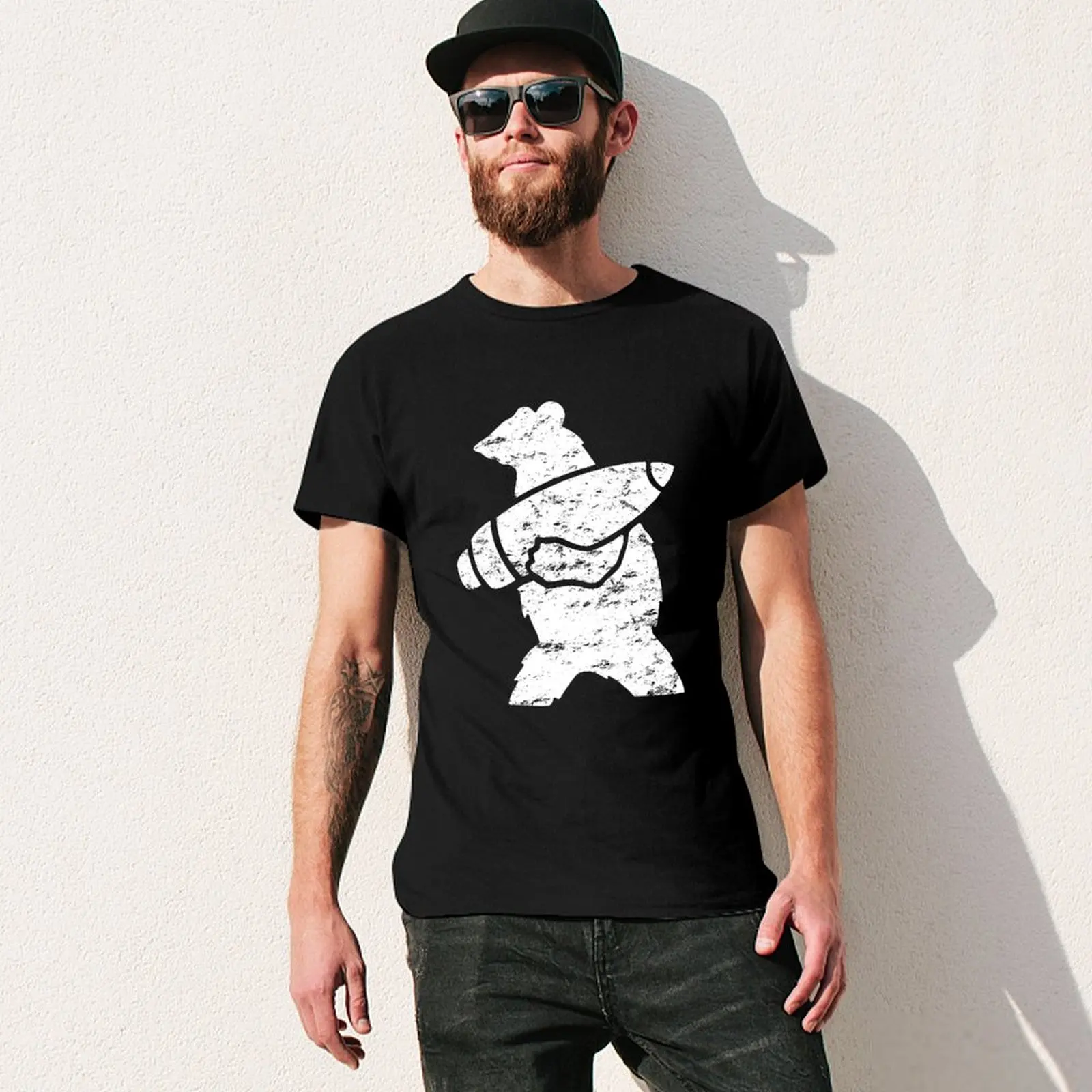 Футболка Wojtek the Bear для мальчиков белая футболка с рисунком винтажная мужчин