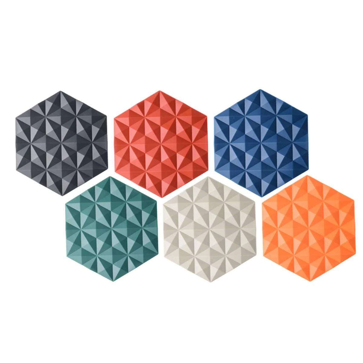 

2PCS Silicone Placemats for Dining Table Coffee Tables Mat Tableware Plates Cup Pads Coaster Set Kitchen Accessories Home Décor
