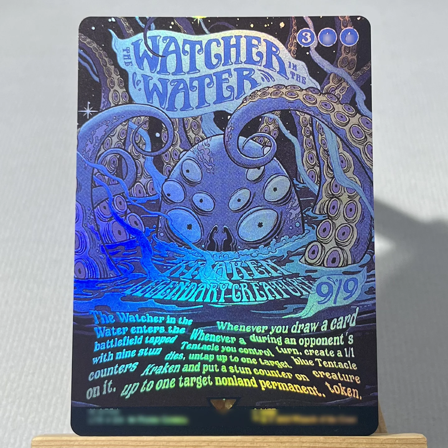 Фото LTR FOIL3-02 Tcg прокси волшебные карты Gandalf the White Спостерігатель в воде Питливая бандита Саурон, сбор темного лорда №4