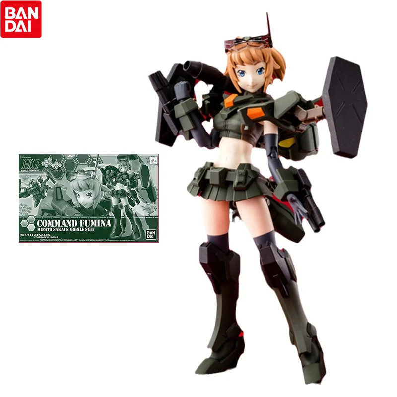 

Bandai Gunpla Kit PB Limited HGBF 1/144 Command Fumina Anime Figure Genuine Gunpla Action Toy Figure Toys for Childrena